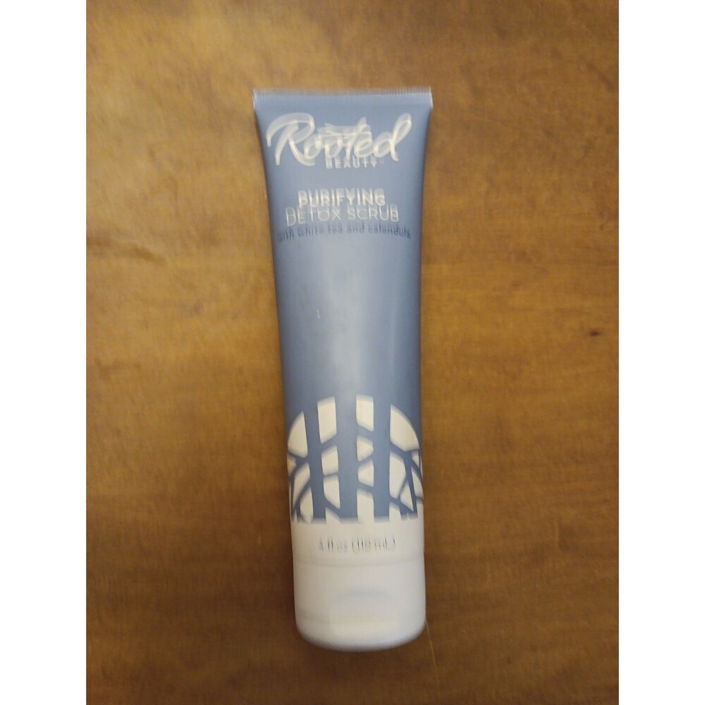 Rooted Beauty Purifying Detox Scrub - White Tea & Calendula‎ - 4 fl oz.